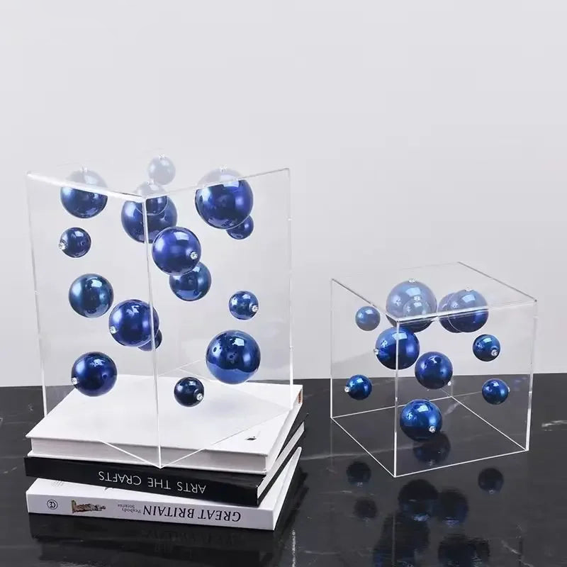 Modern Dot Art Cube - 3D Geometric Puzzle for Stress Relief & Home Decor | Perfect for Office, Living Room & Gifts