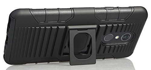 LG Stylo 4 Case with Ring Grip, Belt Clip Holster & Magnetic Car Mount - Compatible with LG Stylus 4 & LG Q Stylus (Q710MS/Q710CS/Q710TS) - Perfect for Hands-Free Use at Home, Office & Driving