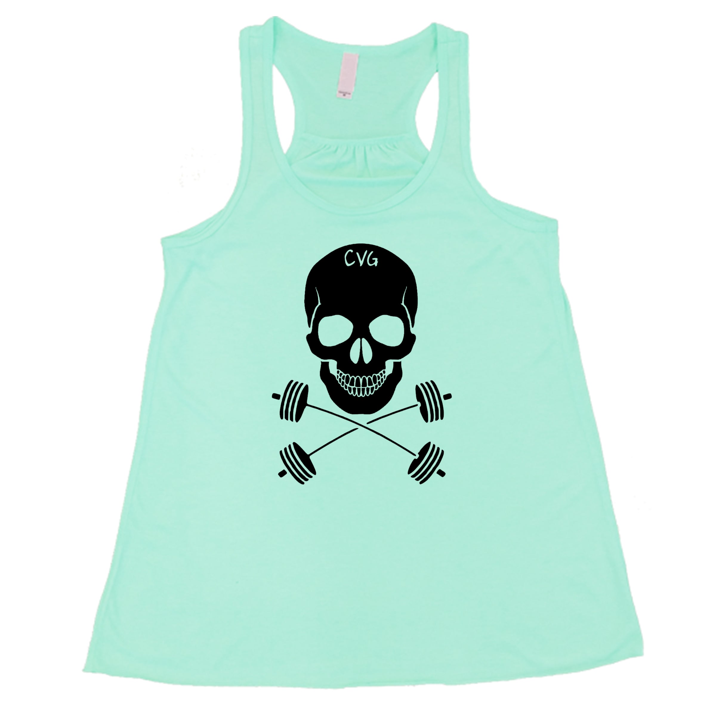 Skull & Barbell Crossbones T-Shirt - Men's Graphic Tee for Gym, Workout & Weightlifting - Perfect for Bodybuilding, Powerlifting & Fitness Enthusiasts