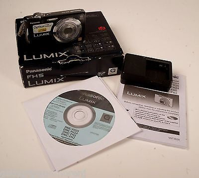Panasonic LUMIX DMC-FH5 16.1MP Digital Camera with 28mm Wide Angle Lens - Black | Compact Point & Shoot Camera for Travel, Vlogging & Everyday Photography