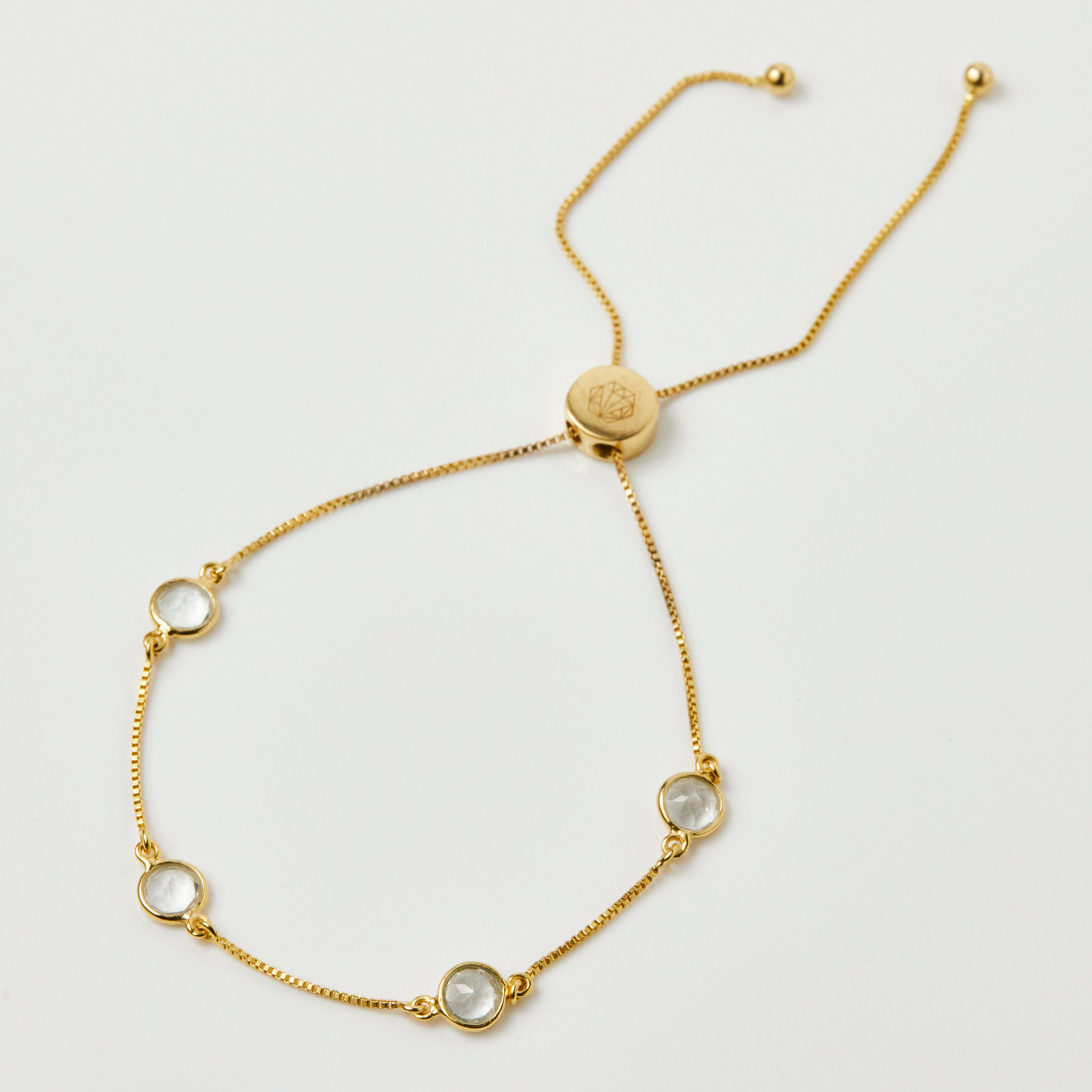 Elegant Semi-Precious Birthstone Bracelet | Personalized Zodiac Jewelry Gift for Women | Perfect for Birthdays, Anniversaries & Special Occasions