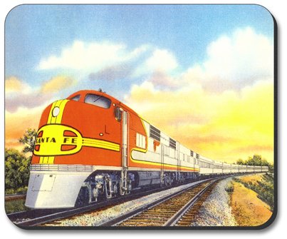 Santa Fe Art Plates Mouse Pad - Non-Slip Desk Mat for Computers & Office Use - Perfect for Home, Office, and Gaming Setups