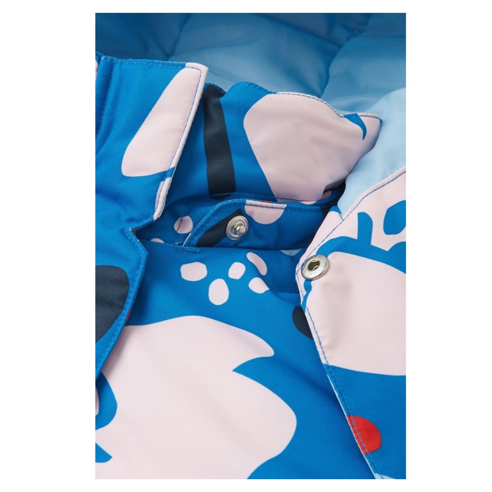 Reima Kiiruna Girls Ski Jacket - Waterproof Winter Coat for Kids, Bright Blue - Perfect for Snowboarding, Skiing & Outdoor Winter Activities