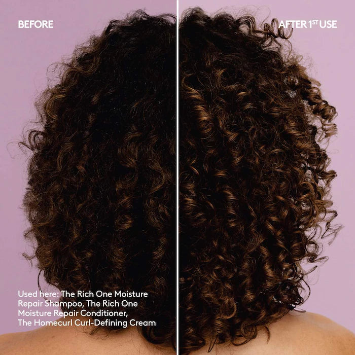 Fenty Beauty The Homecurl Curl Defining Styling Cream for Curly Hair - Hydrating & Frizz Control Styling Cream for Defined Curls & Waves, Perfect for Daily Styling & Special Occasions