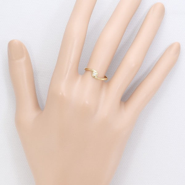 18K Yellow Gold Diamond Ring for Women - Elegant Solitaire Engagement & Wedding Band - Perfect for Proposals, Anniversaries, and Special Occasions
