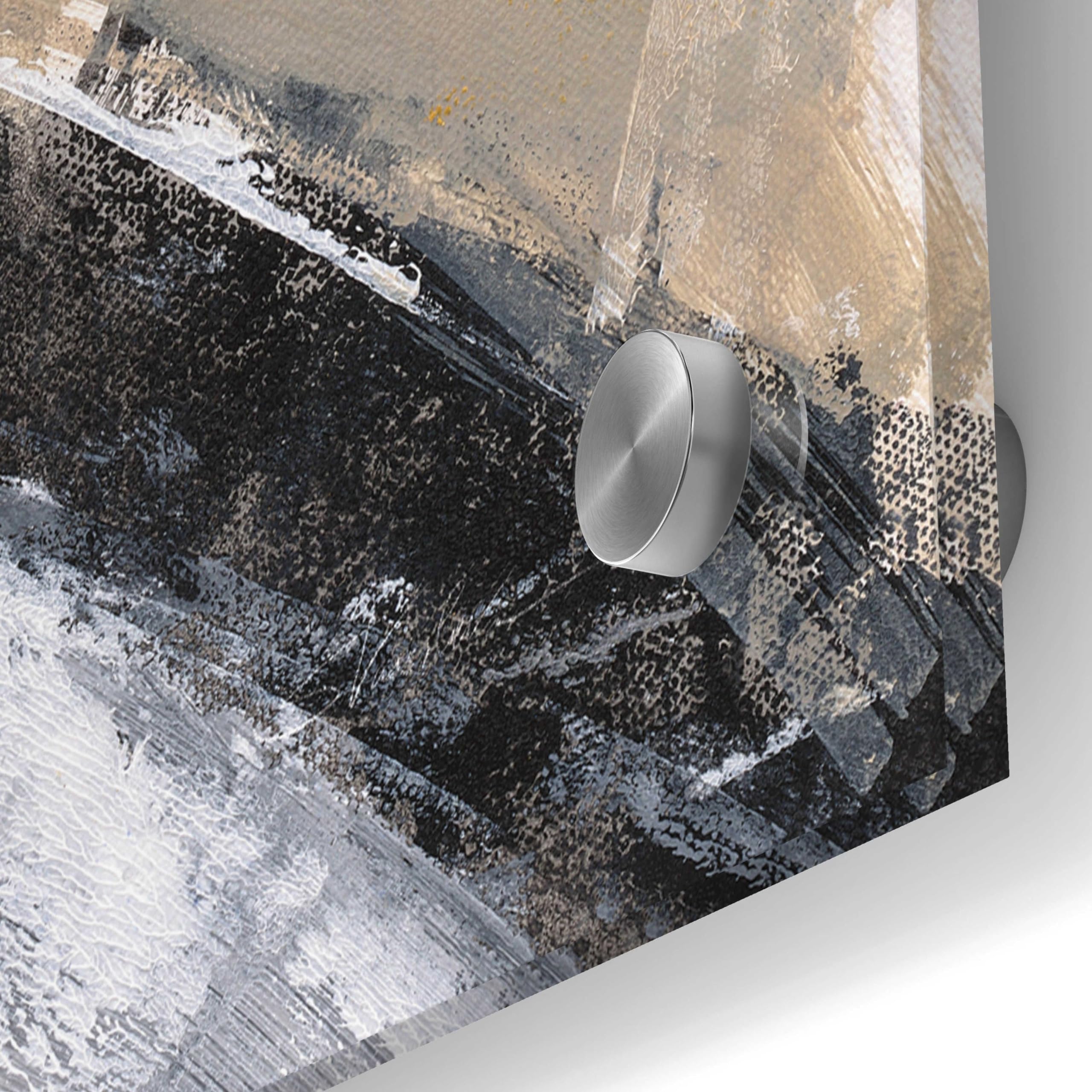 Urban Graffiti II Acrylic Glass Wall Art by Silvia Vassileva - 36x36 Inches Modern Abstract Painting for Living Room, Bedroom & Office Decor