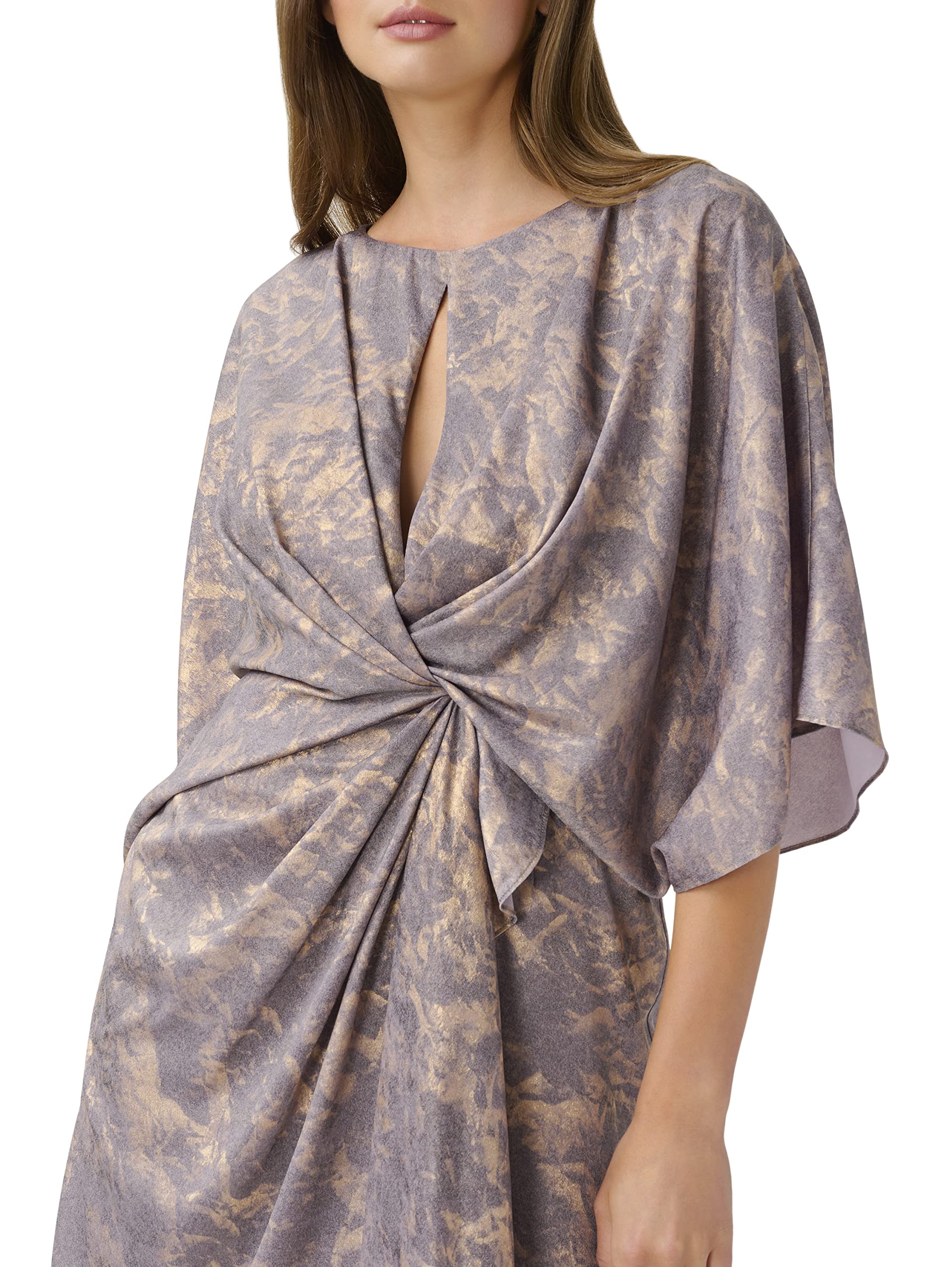 Aidan Mattox Women's Kimono Draped Dress - Elegant Flowy Maxi Dress for Summer, Weddings & Special Occasions