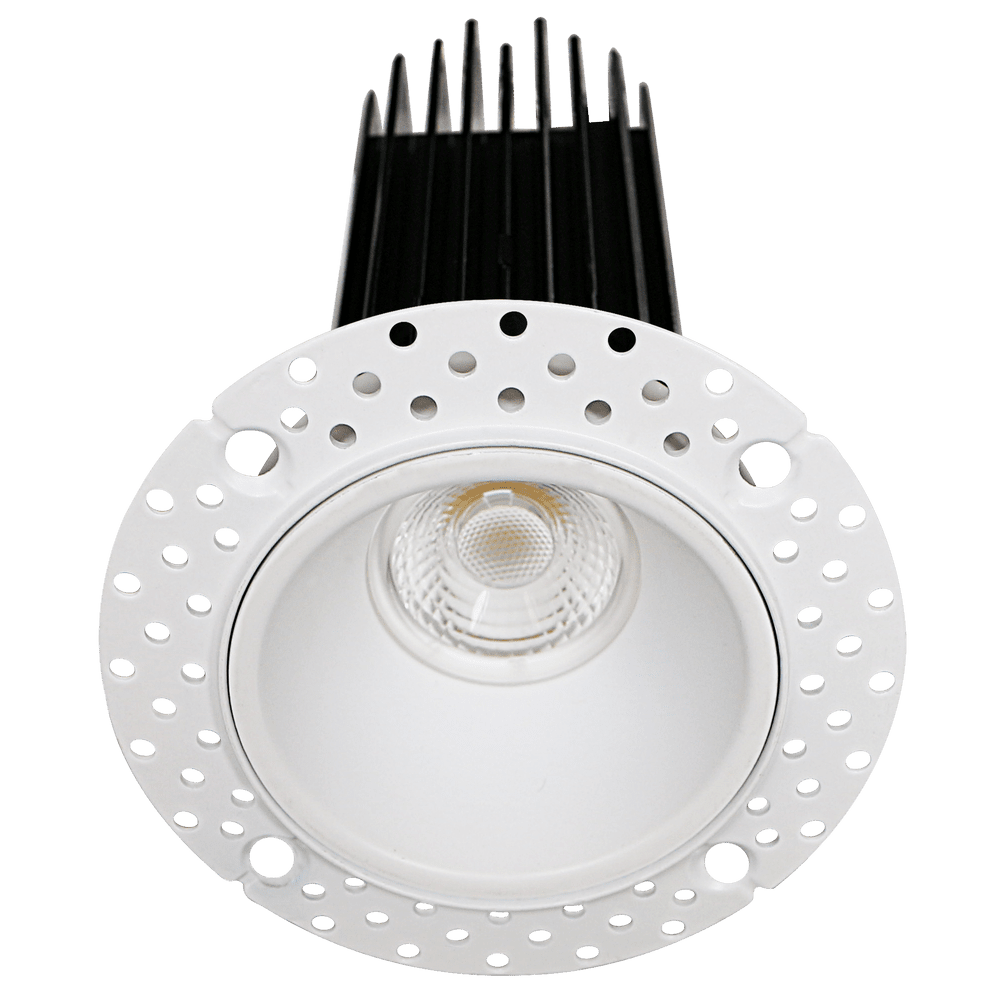Radiant Lite 2 Inch Round Trimless LED Recessed Downlight - 14W, CCT Selectable (2700K-5000K) - Energy Efficient Downlight for Kitchen, Bathroom & Living Room Lighting