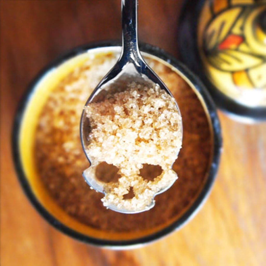 Stainless Steel Gothic Skull Tea & Coffee Spoon - Unique Spooky Home Decor, Mini Kitchen Utensil for Goth Gifts - Perfect for Halloween Parties, Dark Aesthetic Kitchens & Vampire-Themed Tea Time
