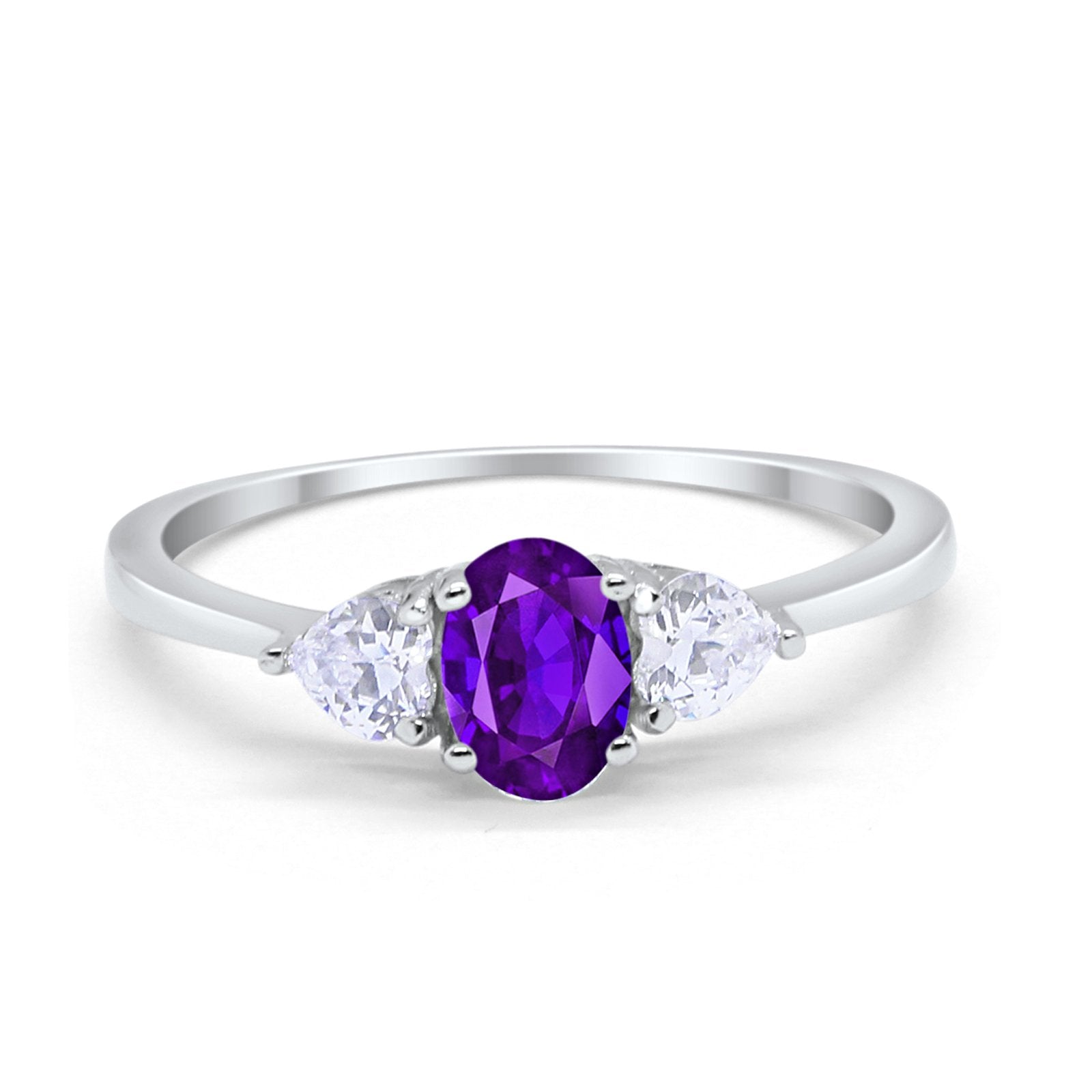 Simulated Amethyst CZ