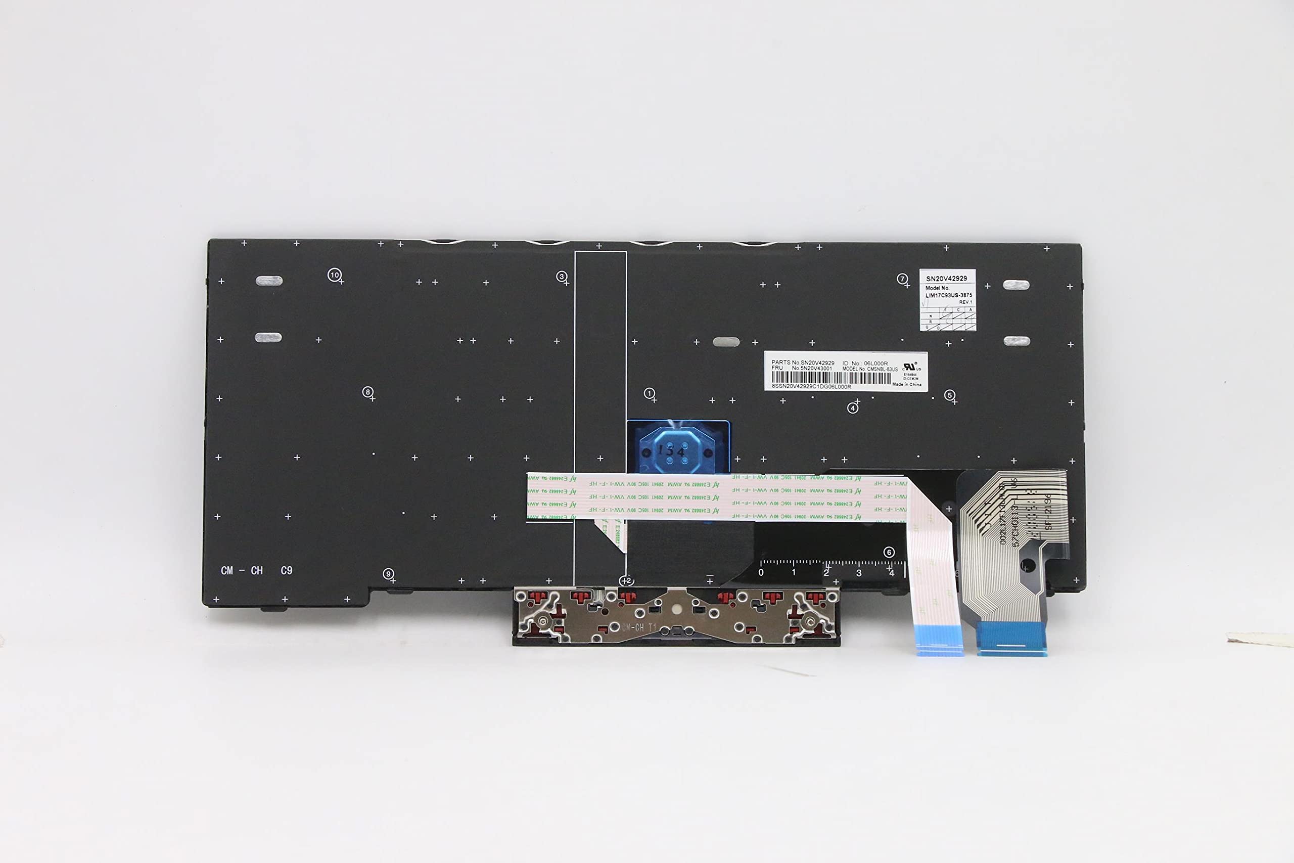 Original Lenovo ThinkPad X13 & L13 Series Non-Backlit Keyboard (5N20V43292) - US Layout Replacement Part for Laptop Typing & Office Work