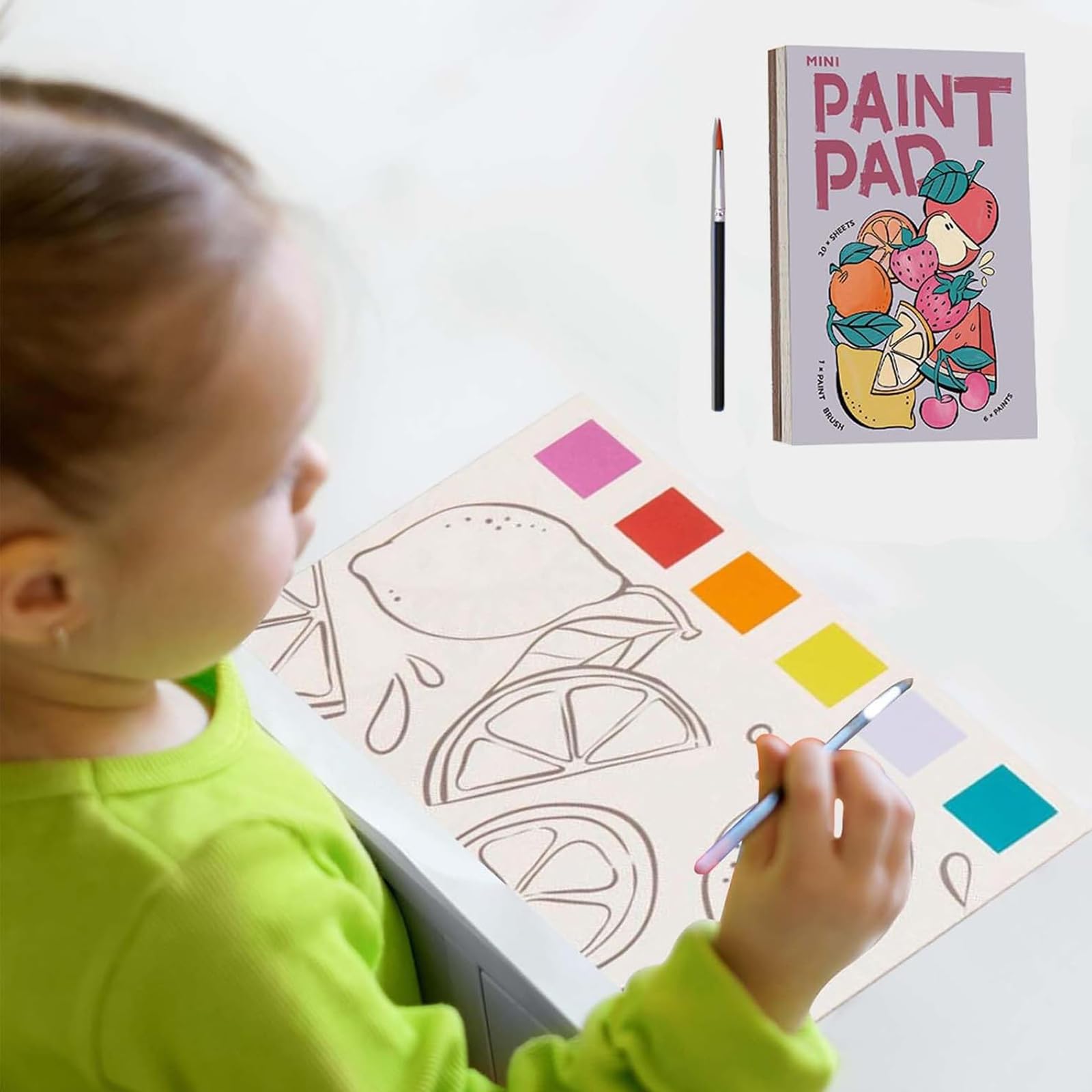 Mini Watercolor Paint Pad - Pocket Travel Watercolor Painting Book Set for Adults & Kids - Perfect for Artists, Students & DIY Craft Projects (1PCS)