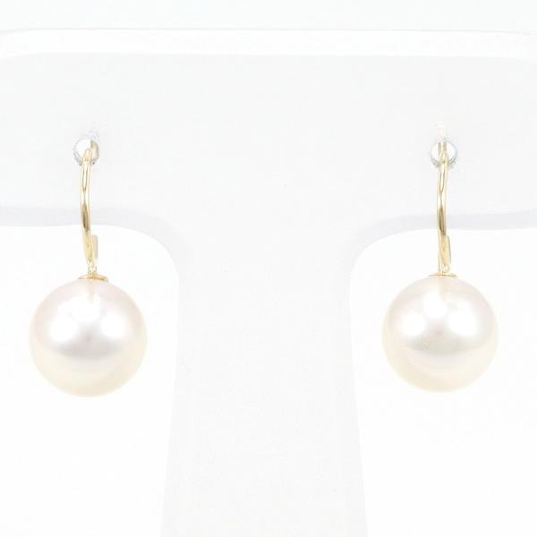 18K Yellow Gold Pearl Earrings for Women – Elegant & Timeless Jewelry Gift for Weddings, Parties & Special Occasions