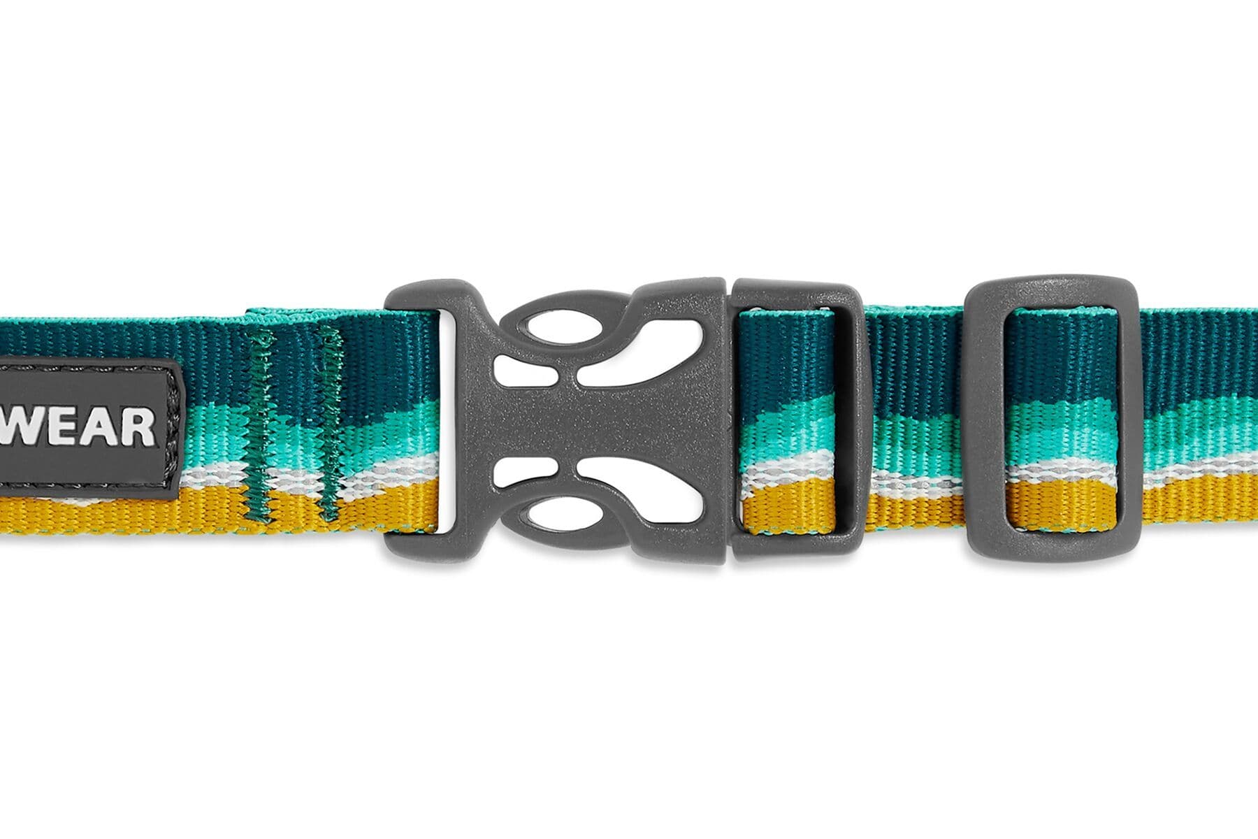 Ruffwear WEB Reaction Dog Collar for Beach & Outdoor Adventures - Seafoam Color | Durable & Adjustable Pet Collar for Swimming, Hiking & Water Activities