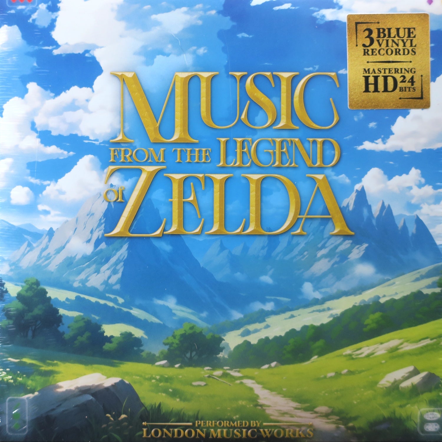 The Legend of Zelda Official Soundtrack - Limited Edition Blue Vinyl 3LP Set | Video Game Music Collection for Fans & Audiophiles | Perfect for Gaming Sessions & Music Enthusiasts