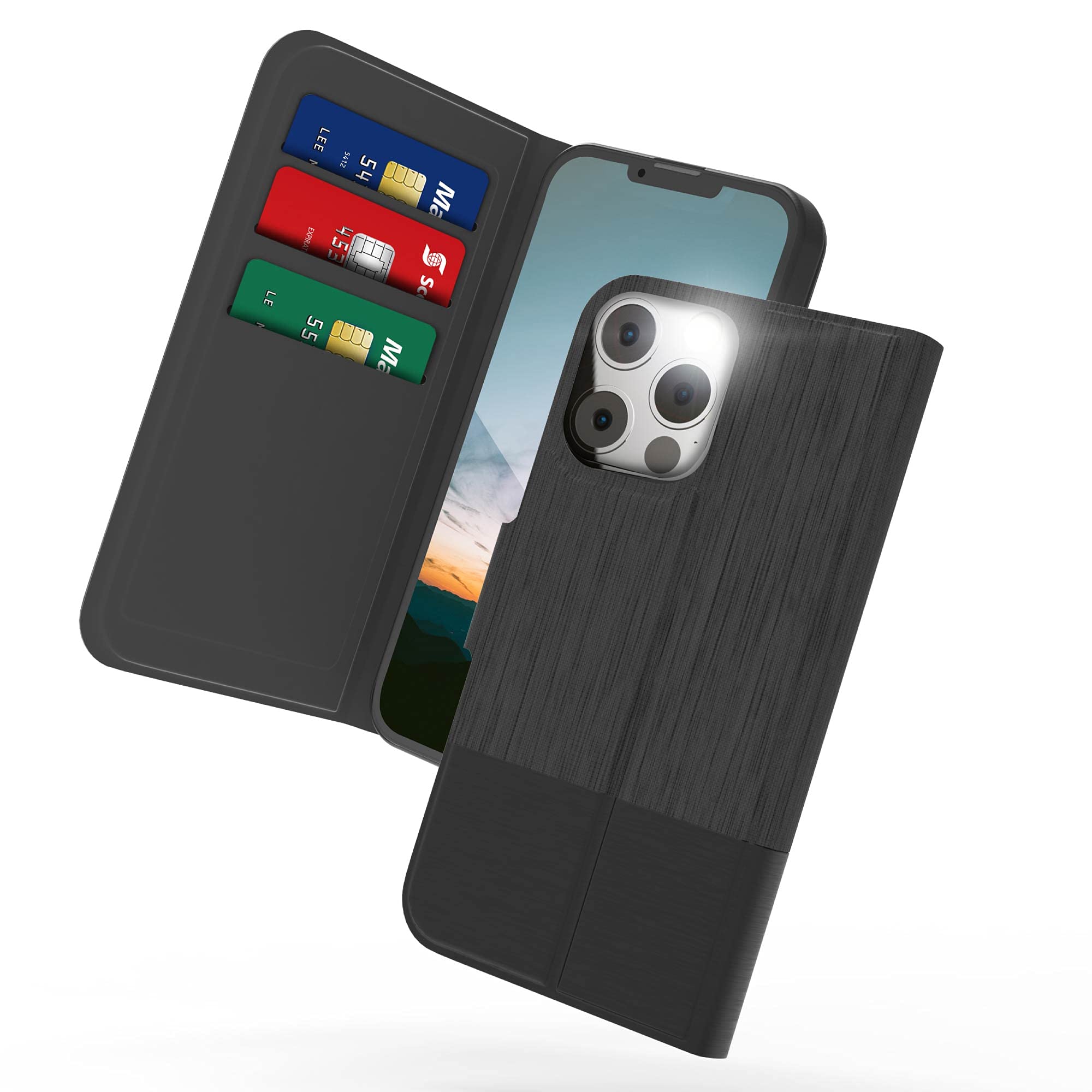 PROXA Magnetic Flip Wallet Case for iPhone 13 Pro (6.1