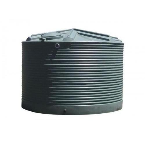 22,500LTR Premium Corrugated Round Poly Water Tank - Durable & UV-Resistant for Farm, Ranch & Emergency Water Storage