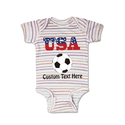 Stripes Multi Girl Personalized Text Here