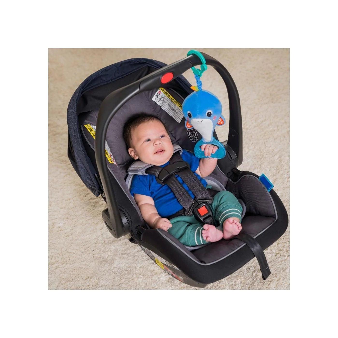 Bright Starts Whale a Roo Pull & Shake Activity Toy for Babies - Interactive Learning Toy with Lights & Sounds - Perfect for Crawling, Tummy Time & Early Development Play