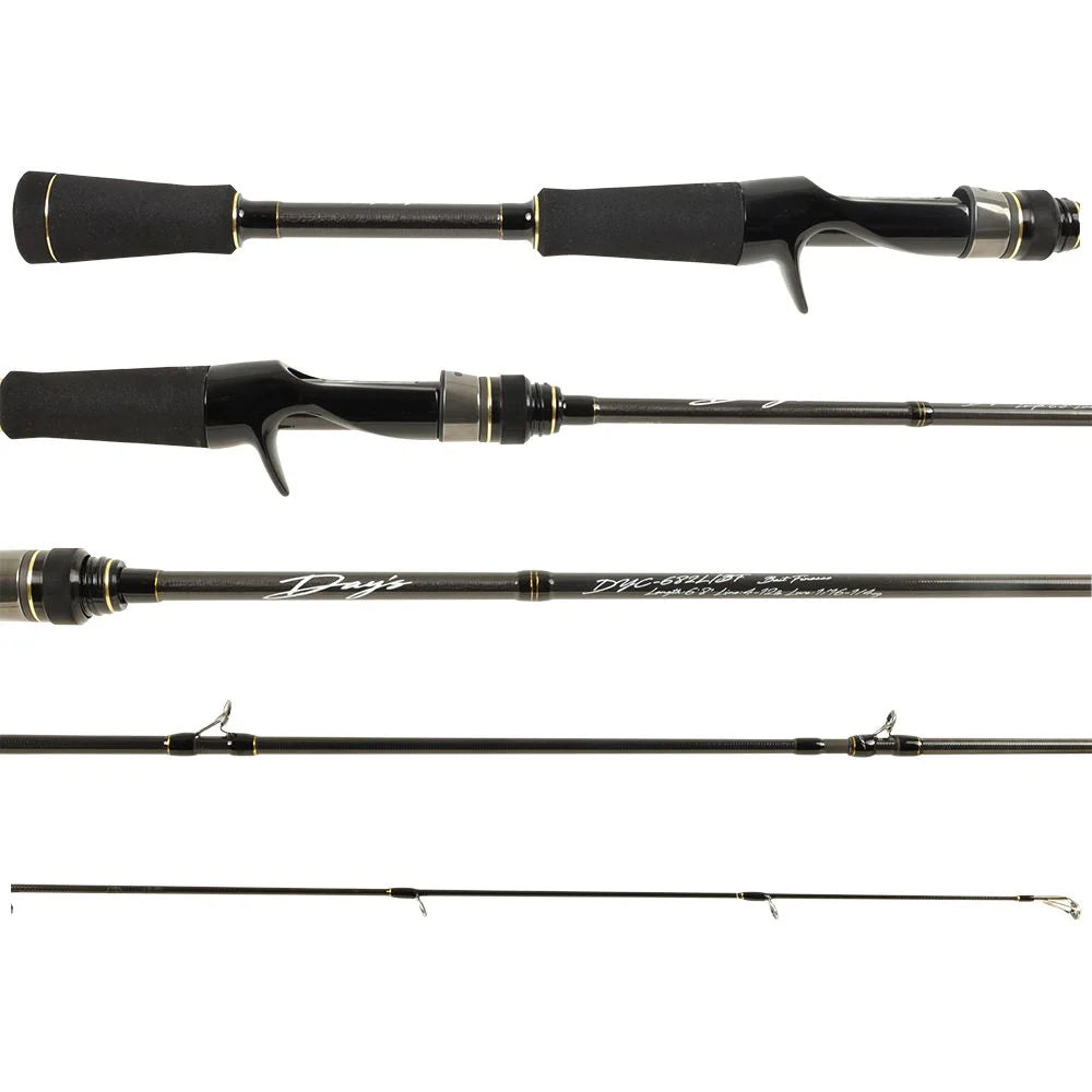Major Craft Days Bait Finesse Casting Rods - Lightweight Fishing Rods for Bass & Trout - Perfect for Freshwater & Saltwater Fishing