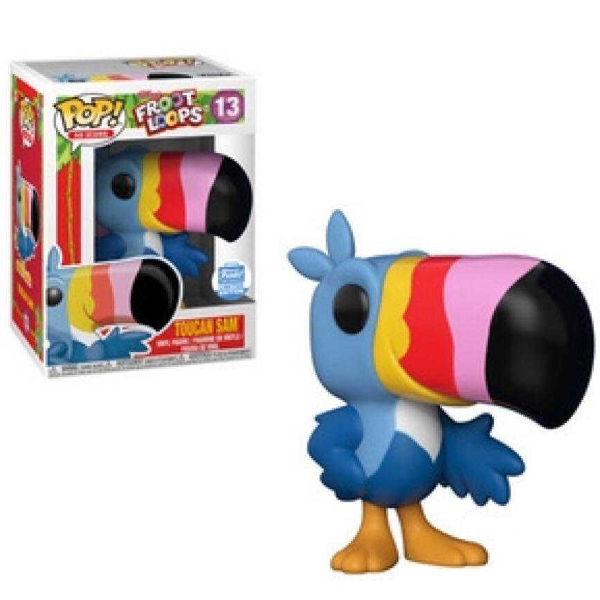Funko Pop! Vinyl Figure: Toucan Sam from Froot Loops - Ad Icons Collection - Limited Edition Collectible for Cereal Lovers & Pop Culture Fans - Perfect for Display, Gifts, and Nostalgic Home Decor