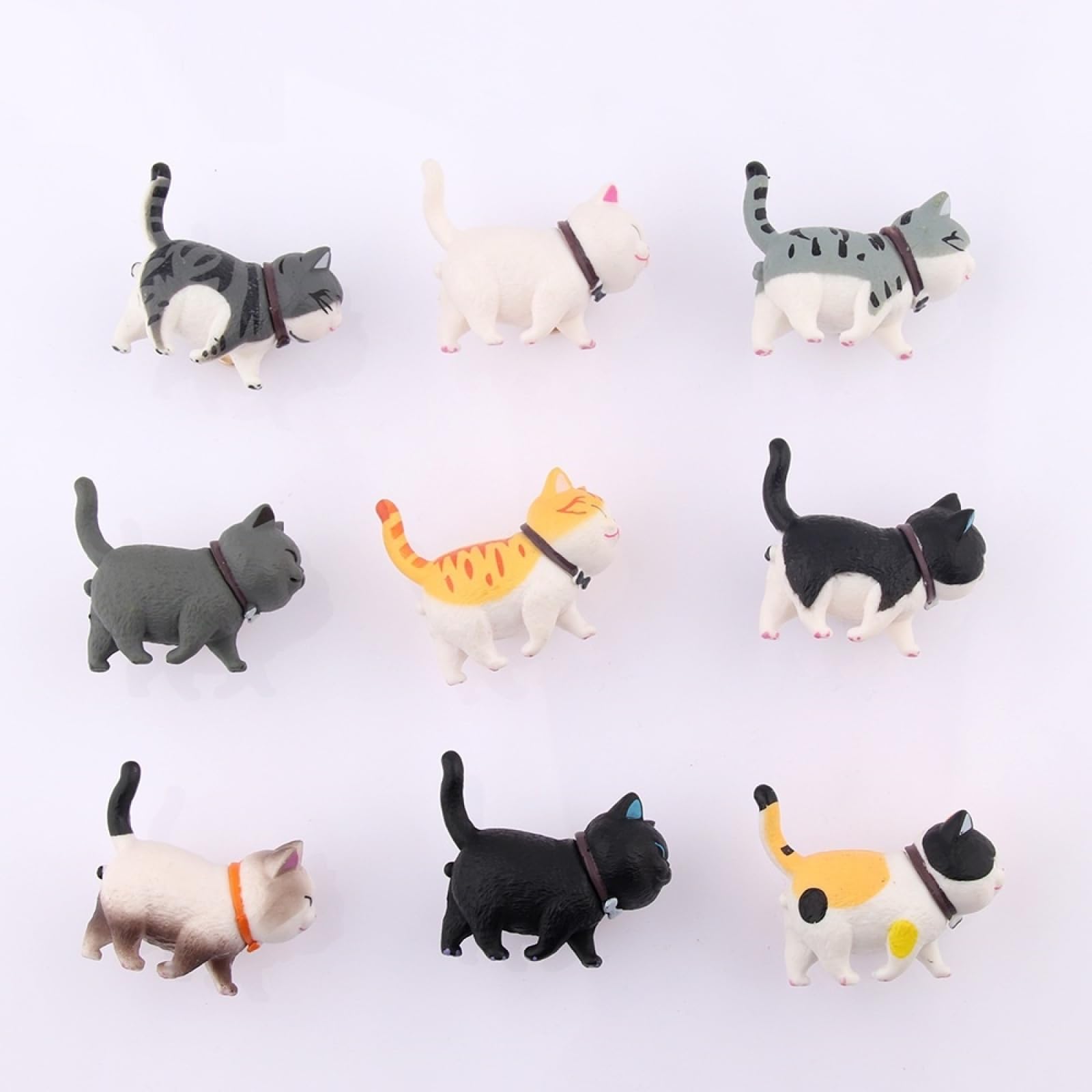 PILYON 2 Pack Brass Rotatable Cat Handle - Cute Cartoon Wardrobe & Drawer Knob - Tiger Cat Design for Closet, Cabinet & Furniture (Perfect for Kids' Room & Pet-Themed Decor)