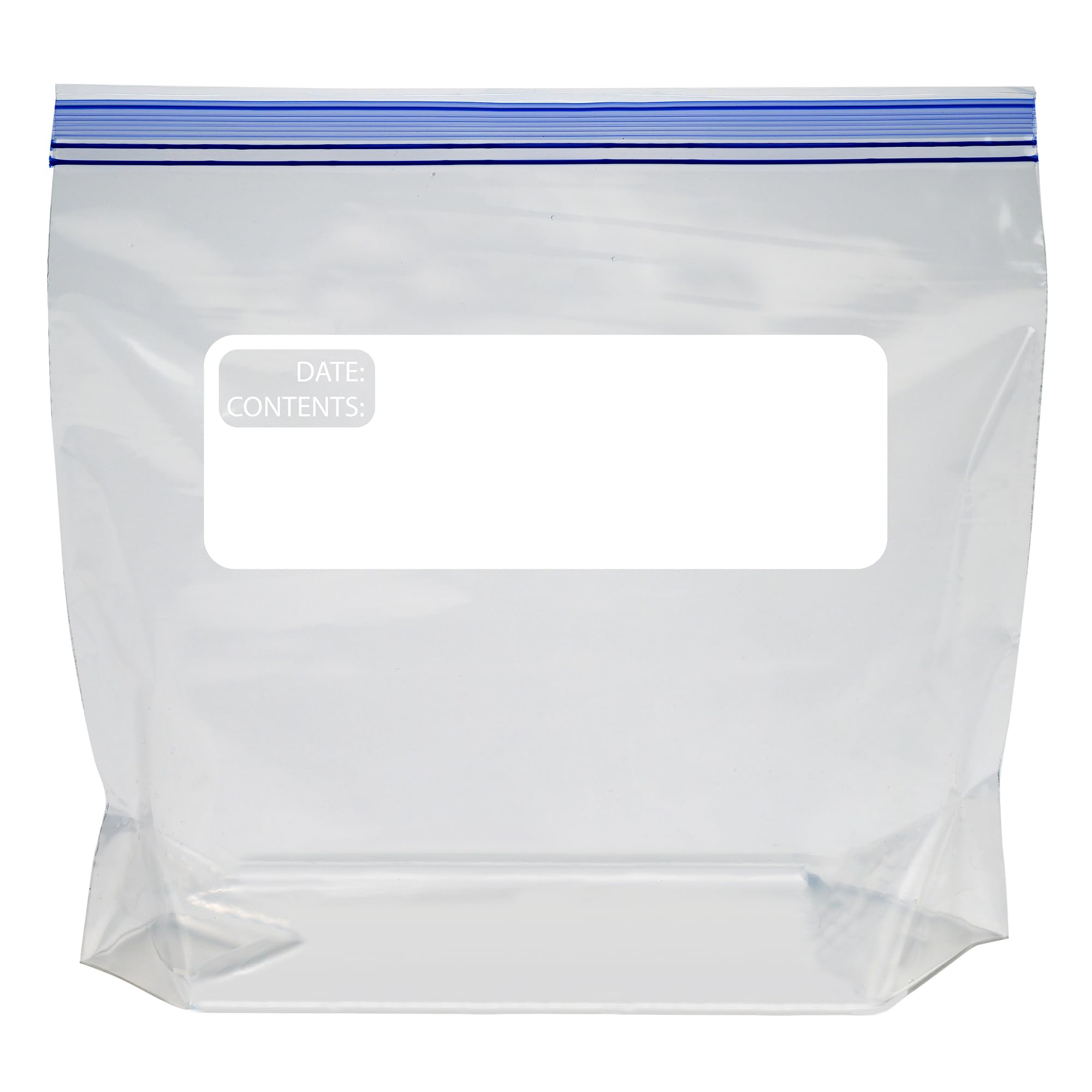 Amazon Basics Freezer Quart Bags, 120 Count - Heavy Duty Storage Bags for Freezing Food, Meal Prep & Sous Vide - BPA Free, Leak Proof (Previously Solimo)
