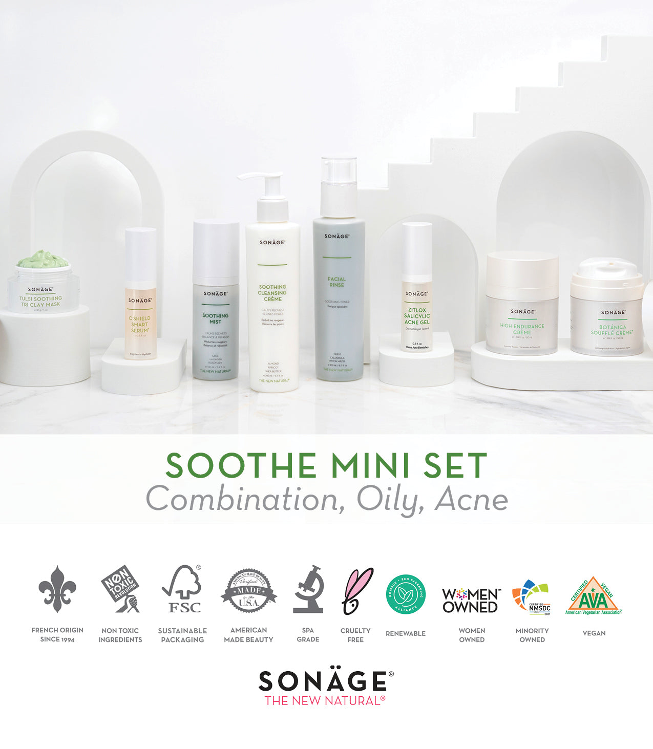 Soothe Mini Set - Portable Stress Relief Kit for Anxiety & Relaxation | Perfect for Travel, Office & Home Use