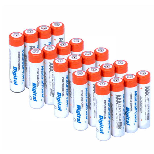 MaximalPower AAA NiMH Rechargeable Batteries - 8 Pack High Capacity 1000mAh, Long Lasting for Toys, Flashlights, Remote Controls & Electronics - Eco-Friendly Power Solution for Home & Office Use