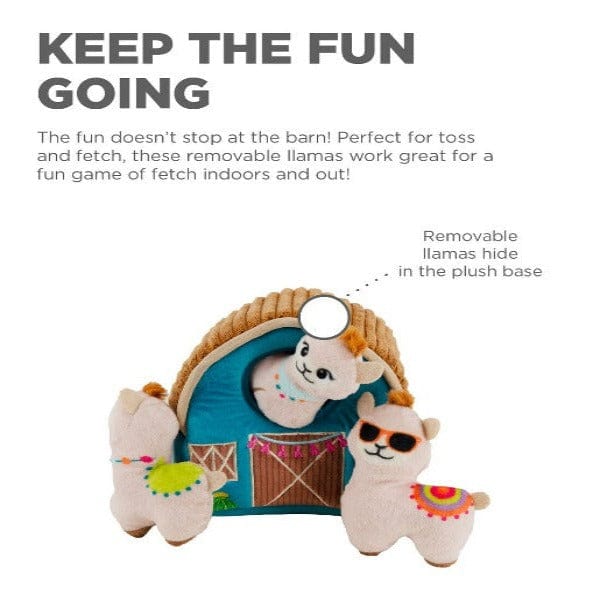 Outward Hound Hide A Llama Plush Dog Toy Puzzle - Interactive Treat Dispenser for Small & Medium Dogs - Perfect for Training, Boredom Relief & Mental Stimulation at Home or Outdoors