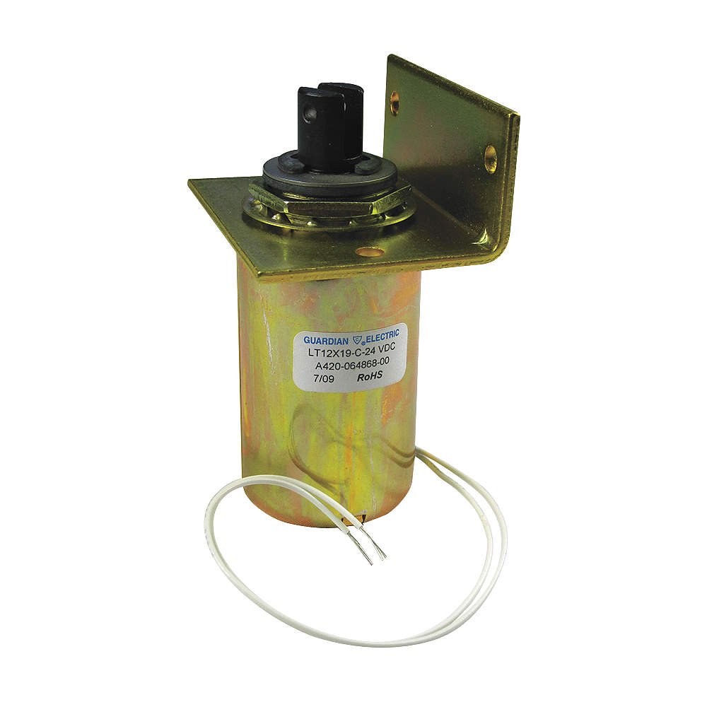 12V DC Tubular Solenoid - 444mA, 27 Ohms for Industrial Automation, Vending Machines & Locking Systems