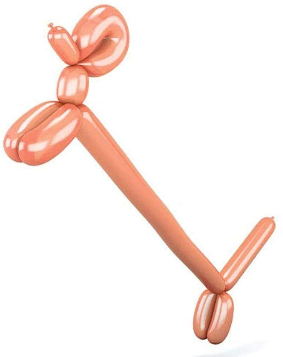 Qualatex 260Q Chrome-Rose Gold Latex Balloons - Premium Party Decorations for Birthdays, Weddings & Special Events