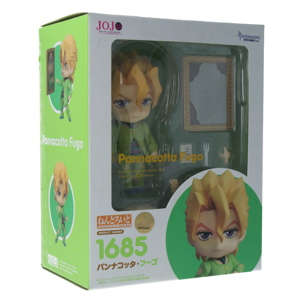 Nendoroid Pannacotta Fugo JoJo's Bizarre Adventure Anime Figure - Collectible Action Figure for Fans & Display | Perfect for Anime Collections, Gift Giving & Cosplay Props