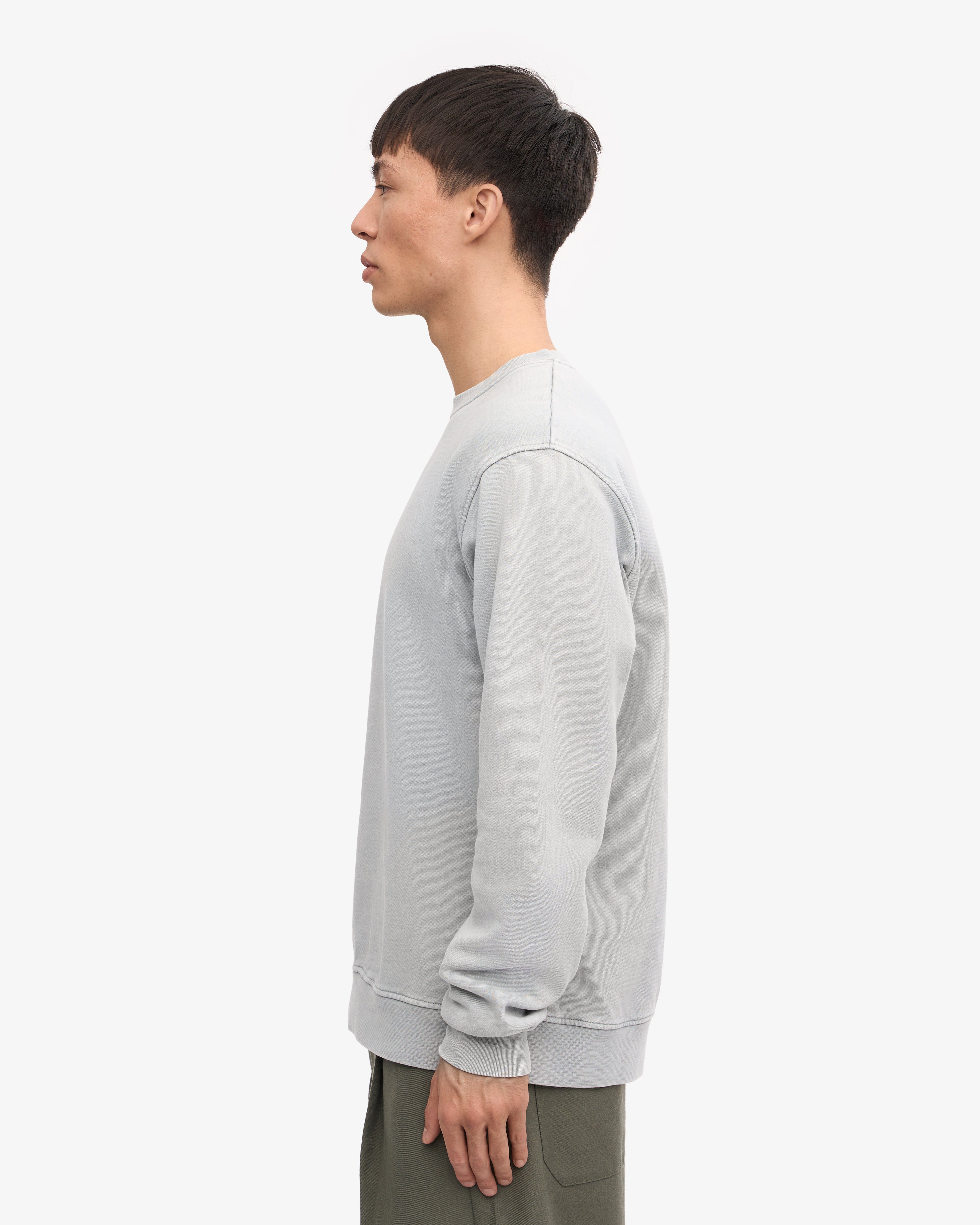 Classic Organic Cotton Crew Neck T-Shirt for Men - Faded Grey - Soft & Comfortable Casual Wear for Everyday Outfits