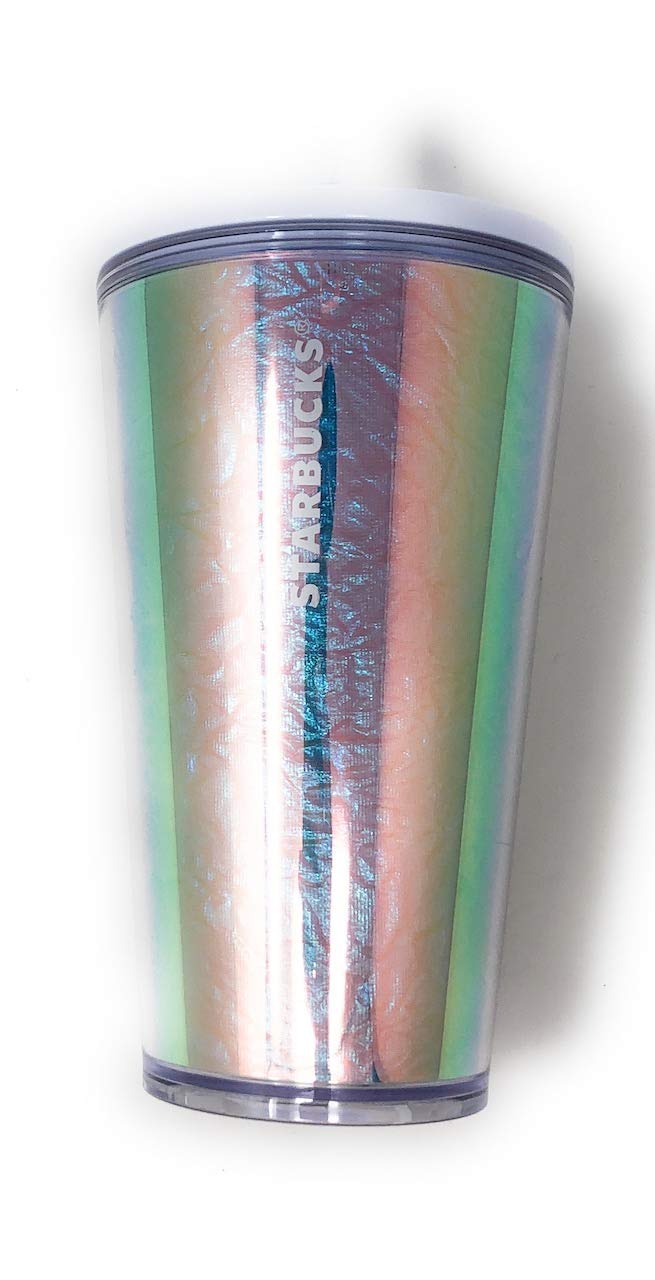 Starbucks Holiday 2019 Iridescent Rainbow Unicorn Cold Cup Tumbler 16oz - Insulated Stainless Steel Travel Mug for Coffee, Tea & Cold Drinks - Perfect for Office, Gym & Outdoor Adventures