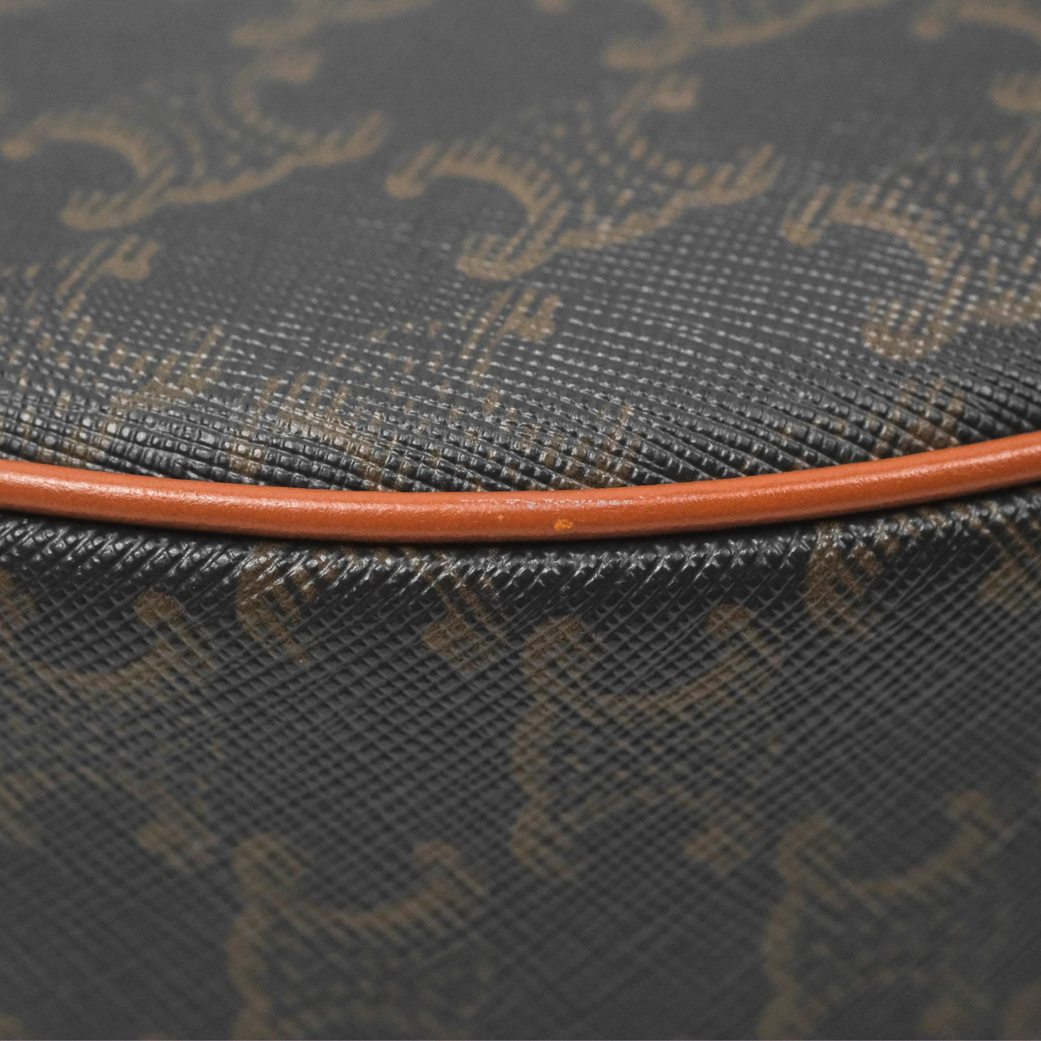 Celine Ava Bag in Triomphe Canvas & Calfskin Leather - Tan Crossbody Shoulder Bag for Women | Perfect for Work, Travel & Everyday Use