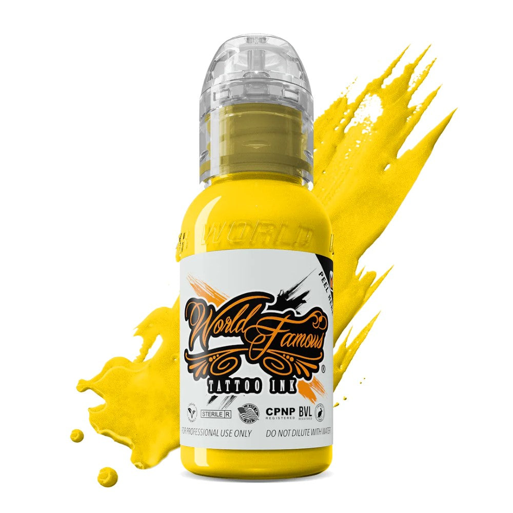 Premium Hori Hui Taiwanese Ink - Vibrant Neon Yellow for Calligraphy, Art & DIY Projects - Perfect for Brush Pens, Markers & Creative Writing