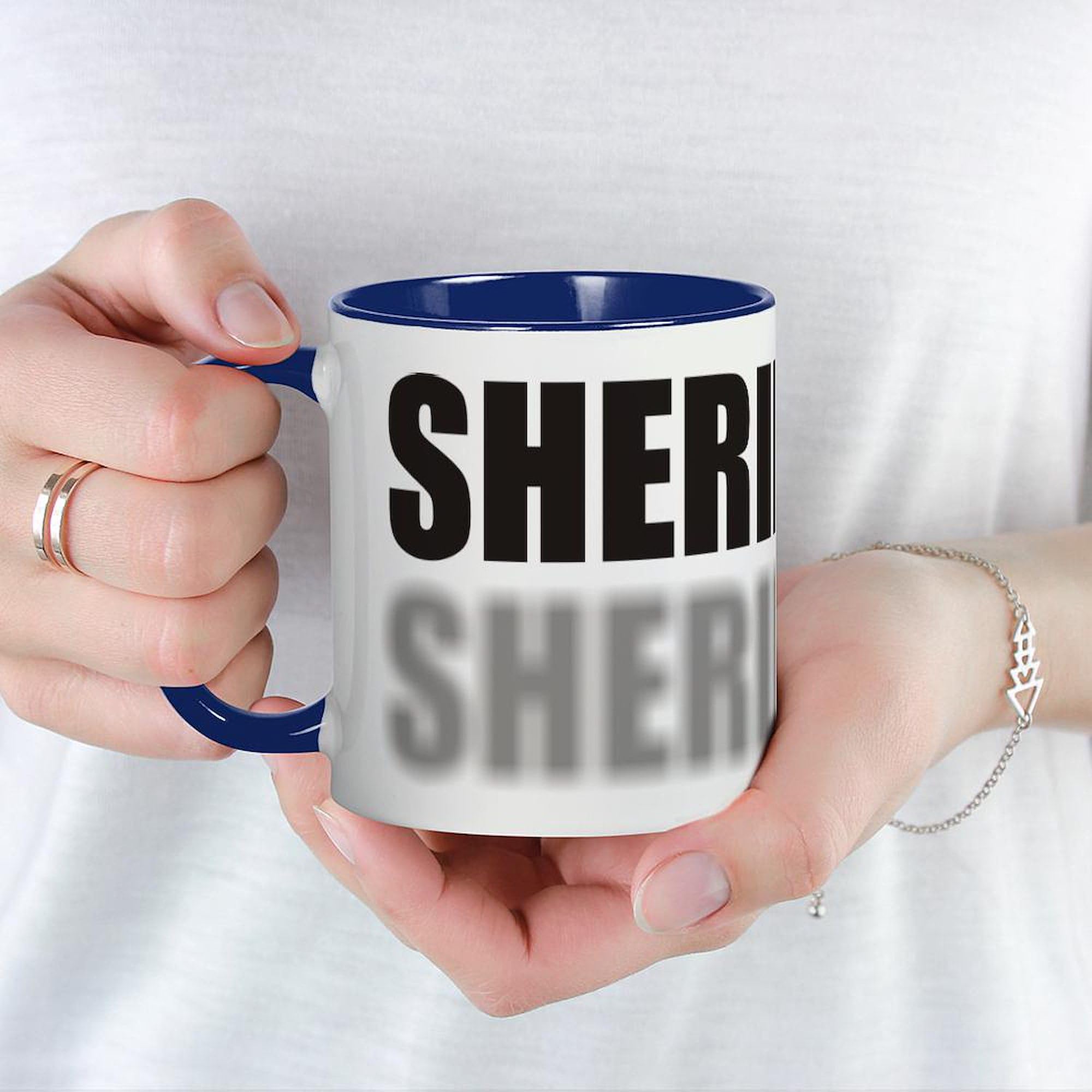 Sheriff Themed 11 oz (325 ml) Ceramic Coffee Mug - Perfect for Law Enforcement Gifts, Office Use & Morning Coffee Routine