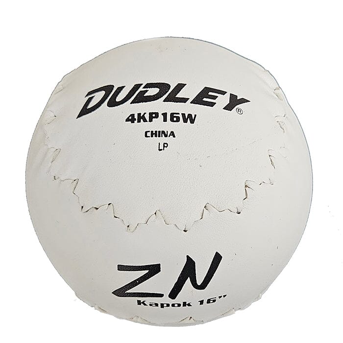 Dudley ZN Kapok 16 Inch Softball (12 Pack) - Official Size & Weight for Slow Pitch Games, Practice & Tournaments