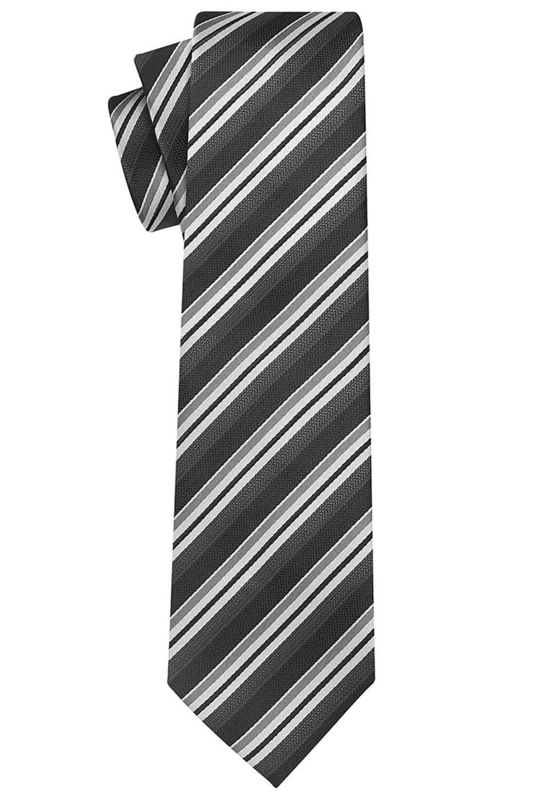 Premium Classic Striped Necktie for Men - Elegant Silk Tie with Gift Box - Perfect for Business, Weddings & Formal Occasions