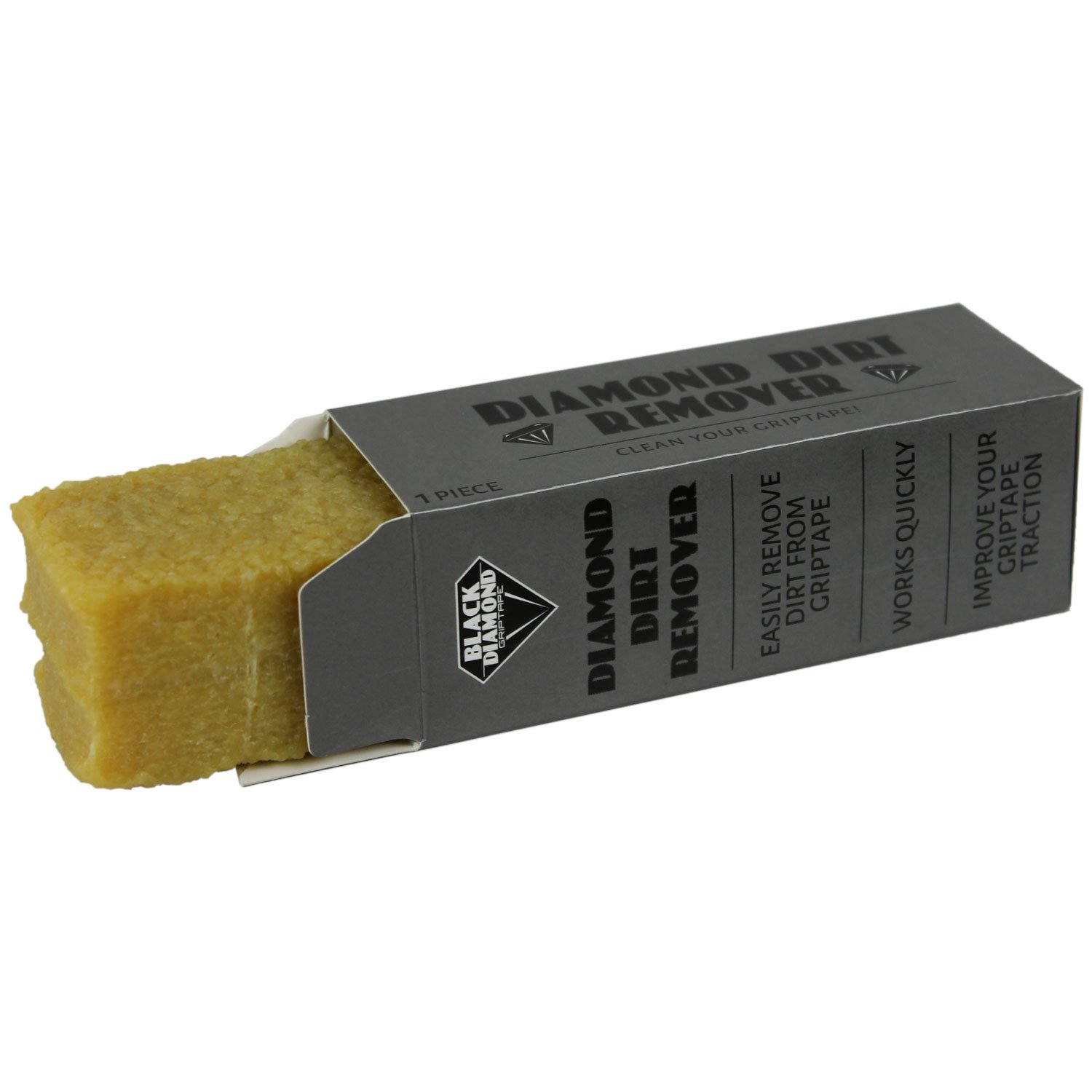 Black Diamond BD-Grip-Cleaner Skateboard Griptape Cleaner - Diamond Dirt Remover Gummy Cube - Erase Grip Gunk - Perfect for Skateboard Maintenance & Longboard Cleaning