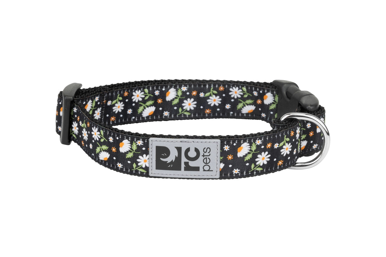 Clip Collar Modelo Daisies Dog Collar - Adjustable Floral Pet Collar for Small Medium Dogs - Perfect for Daily Walks, Training & Fashion Accessories