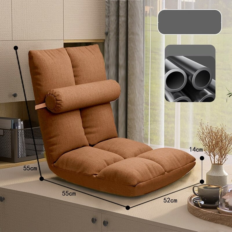 Comfortable Tatami Foldable Recliner Sofa Chair - Adjustable Backrest for Living Room, Bedroom & Outdoor Relaxation | Perfect for Lounging, Napping & Reading