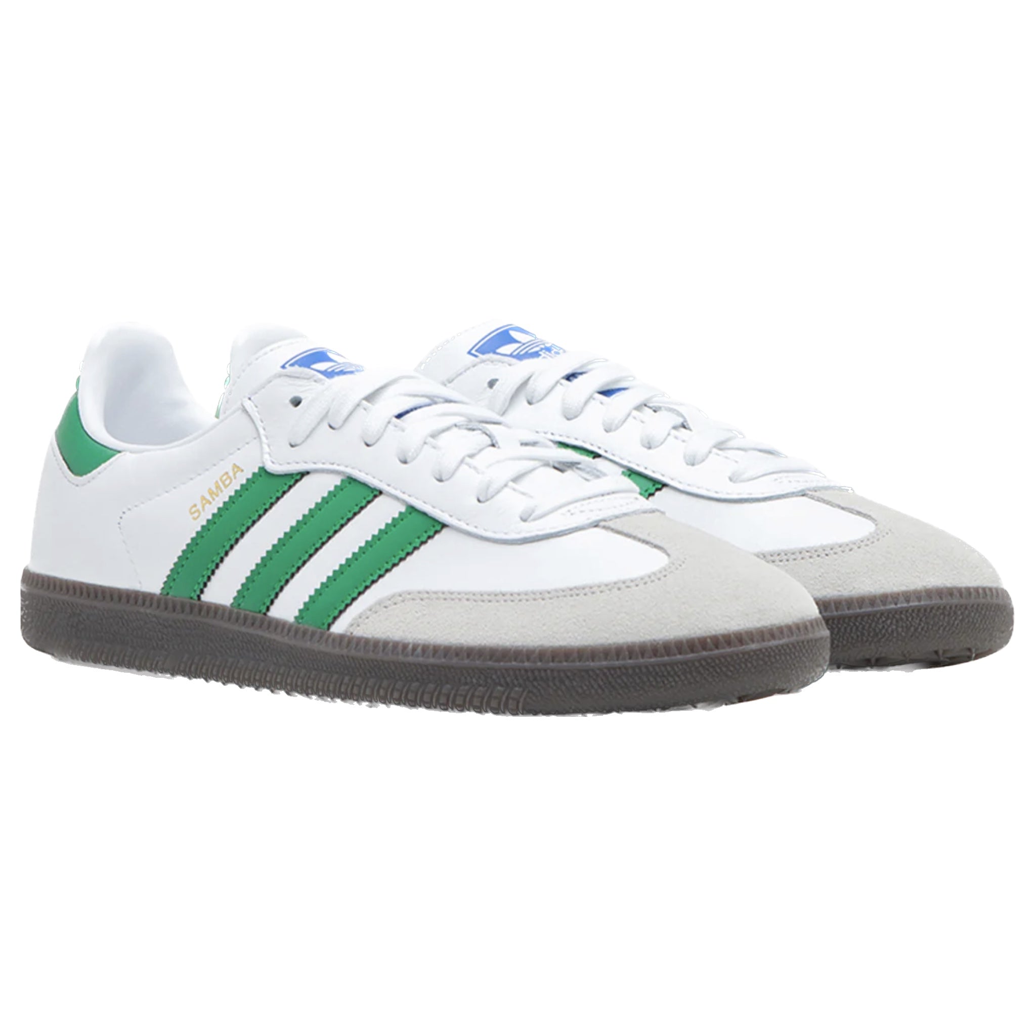 Adidas Samba OG Sneakers - Classic White & Green Leather Shoes for Men & Women | Perfect for Casual Wear, Street Style & Everyday Comfort