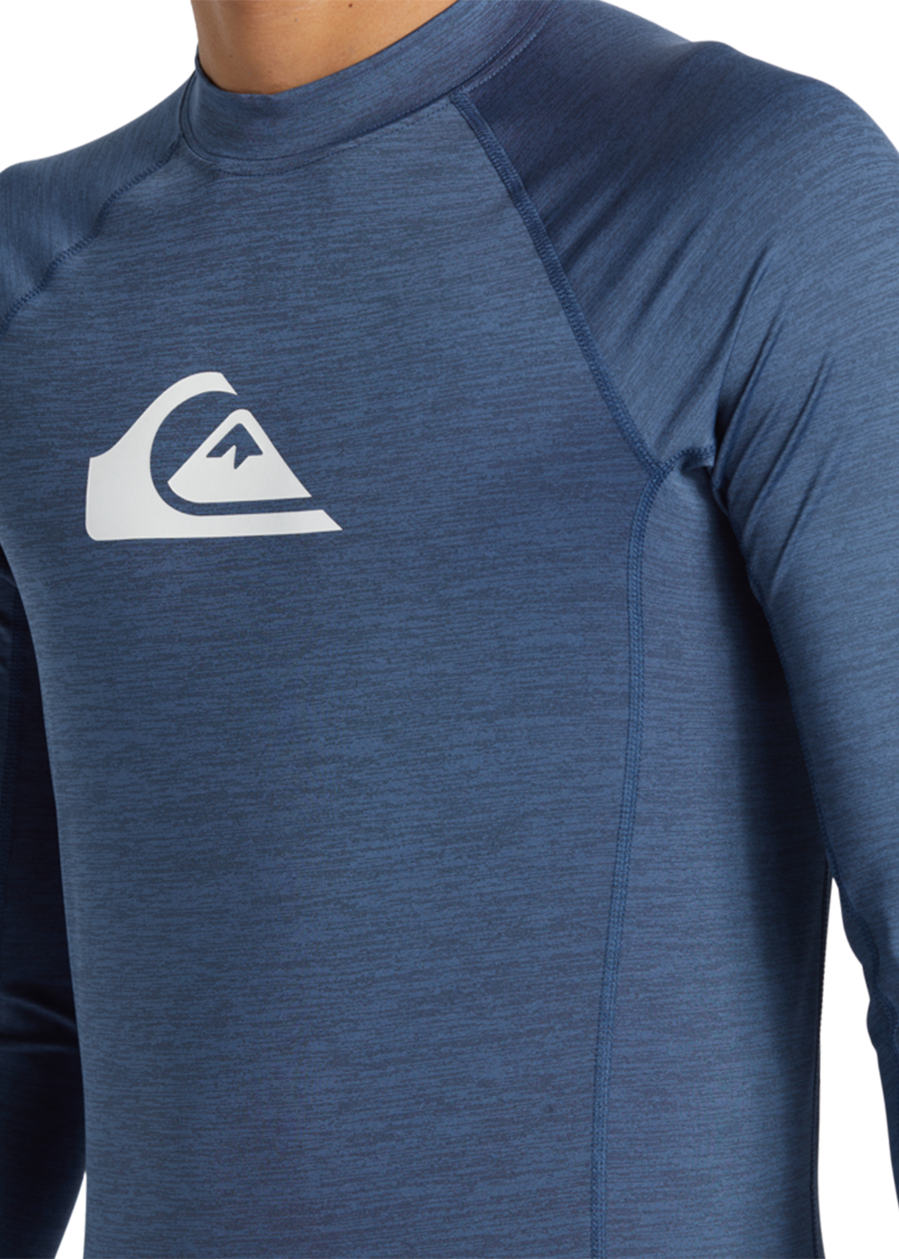 Quiksilver Men's UPF 50+ Long Sleeve Rash Guard Shirt for Surfing, Swimming & Sun Protection