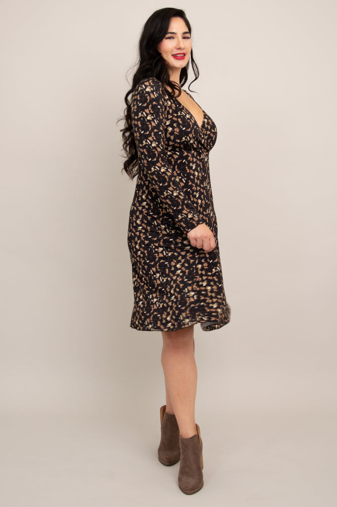 Denver Dress - Soft Calico & Bamboo Fabric - Women's Casual Summer Dress - Perfect for Beach, Picnic & Outdoor Activities