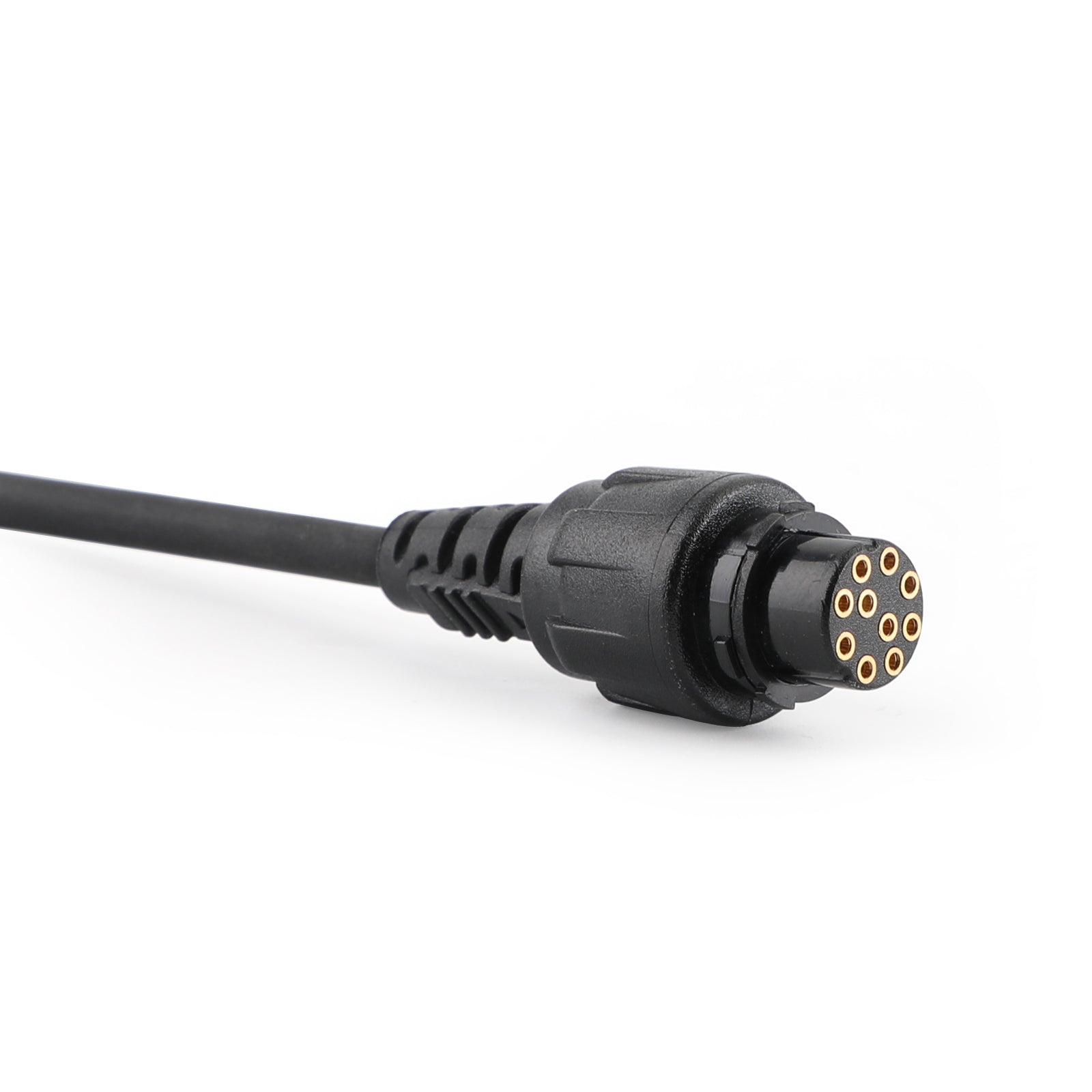 10-Pin Aviation Speaker Mic Cable Compatible with Hytera MD780/G MD782U RD982U RD980 - Durable Communication Accessory for Aviation & Public Safety Scenarios