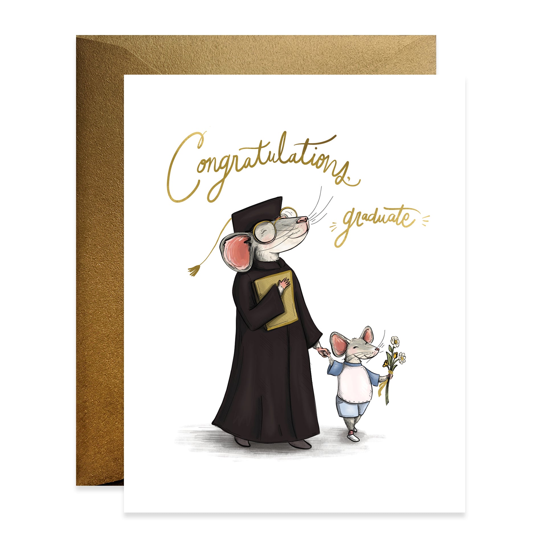 Funny Graduation Card for Adults - Humorous & Heartfelt Congrats for College Grads - Perfect for Parties, Gifts & Celebrations