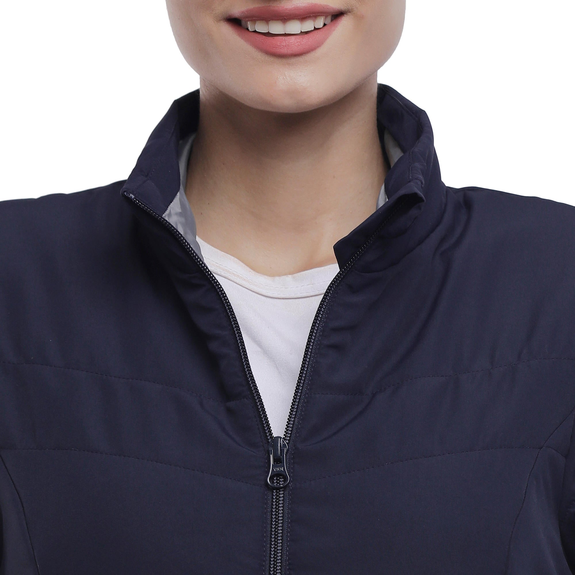 Forclaz Women's Synthetic Insulated Mountain Backpacking Jacket with Padding - Lightweight, Water-Resistant for Hiking & Outdoor Adventures (32°F/0°C Rating) - Perfect for Camping, Trekking & Cold Weather Activities