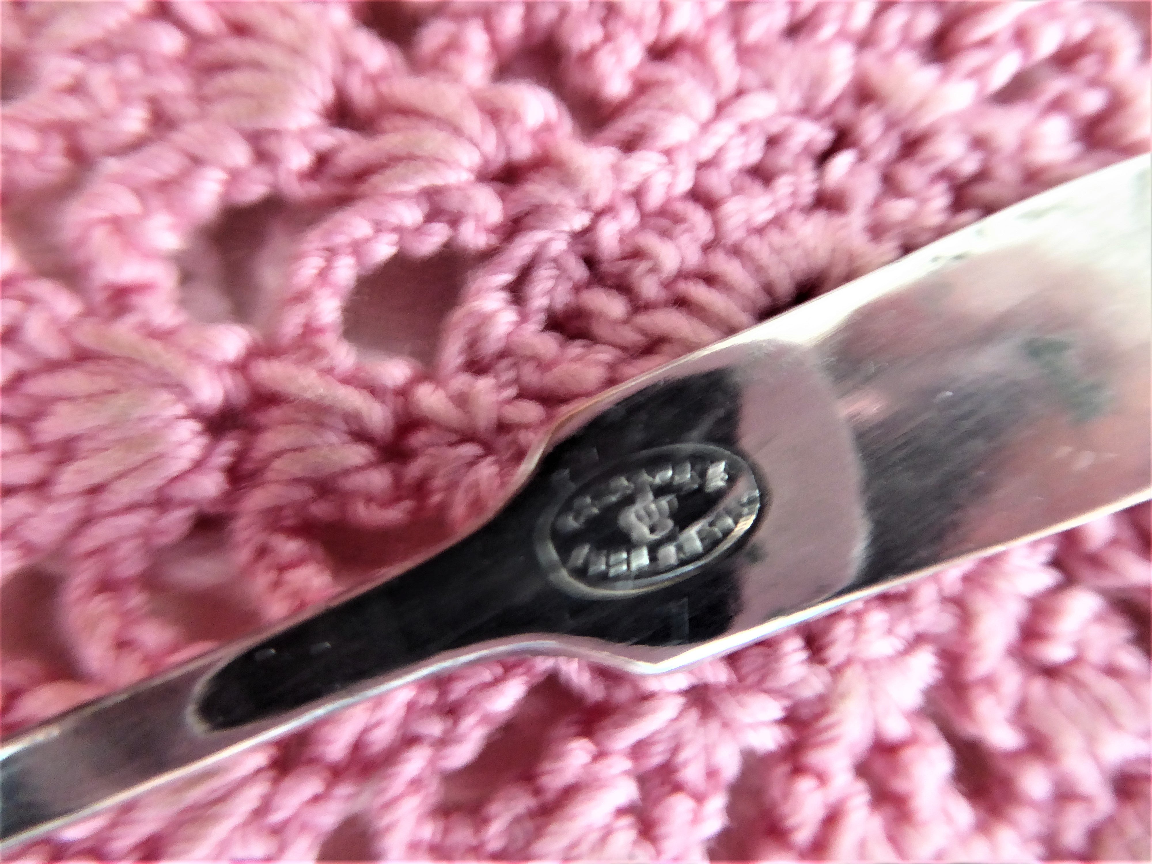 Vintage 1900s England Silver Plated Fiddle Back Mustard Spoon & Ladle - Coleman's Style - Perfect for Antique Collectors & Traditional English Tea Parties